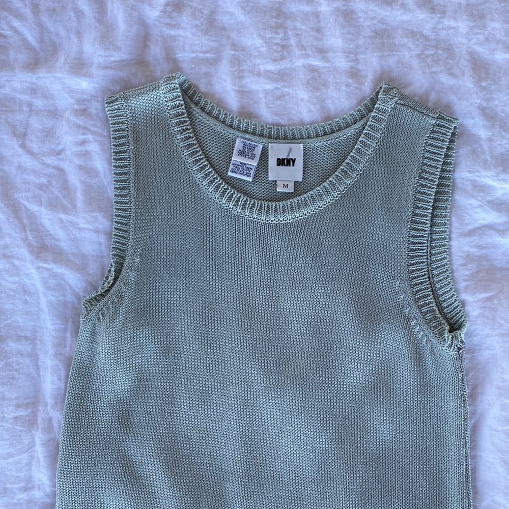 Vintage DKNY sweater vest top M